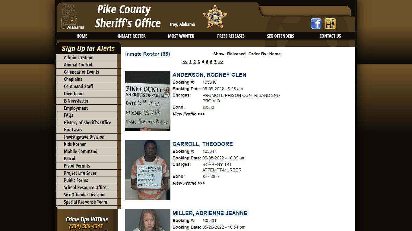 Inmate Roster - Pike County Sheriff's Office